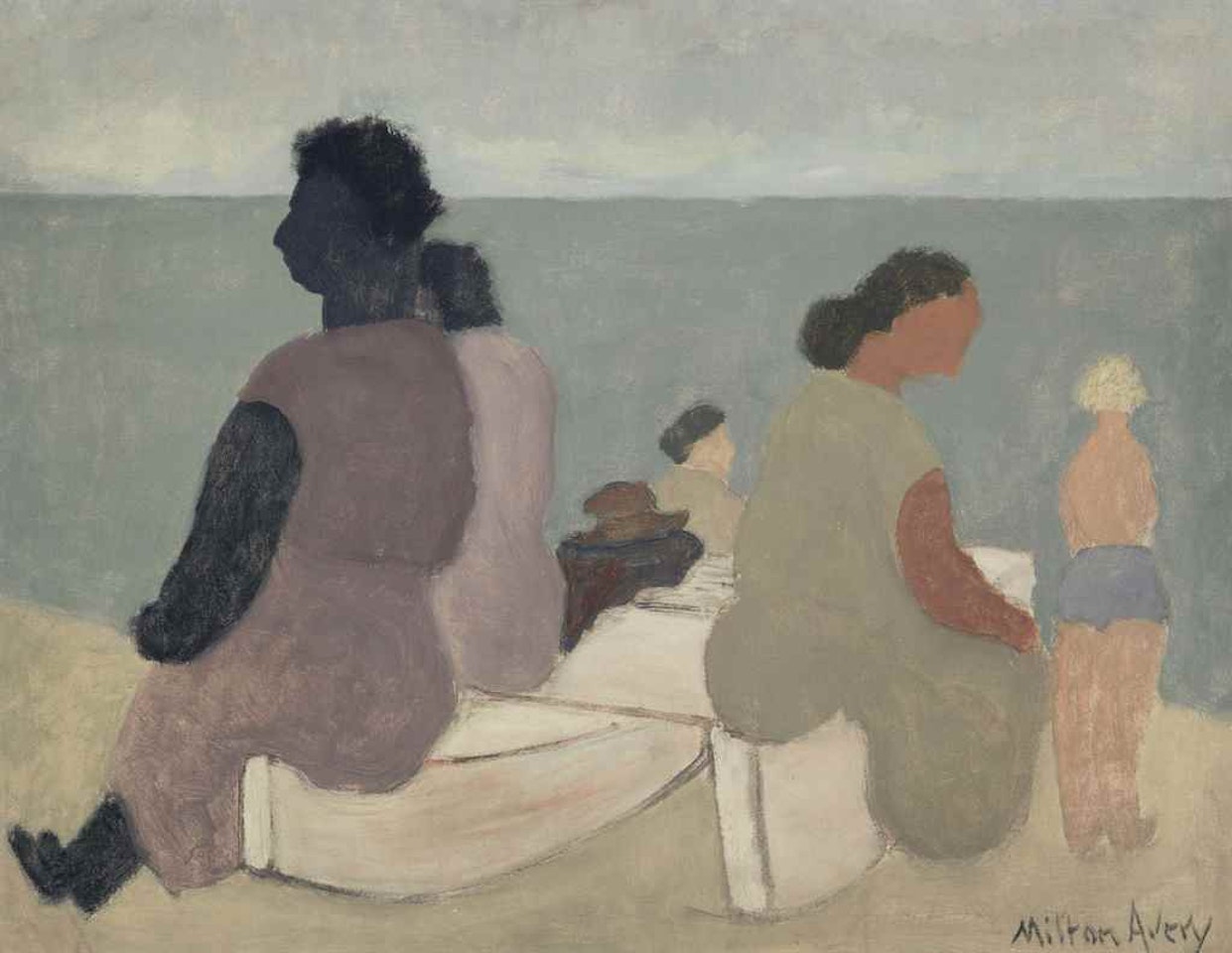 Sitters by the Sea by Milton Avery