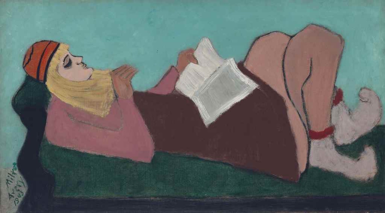 March Relaxed by Milton Avery