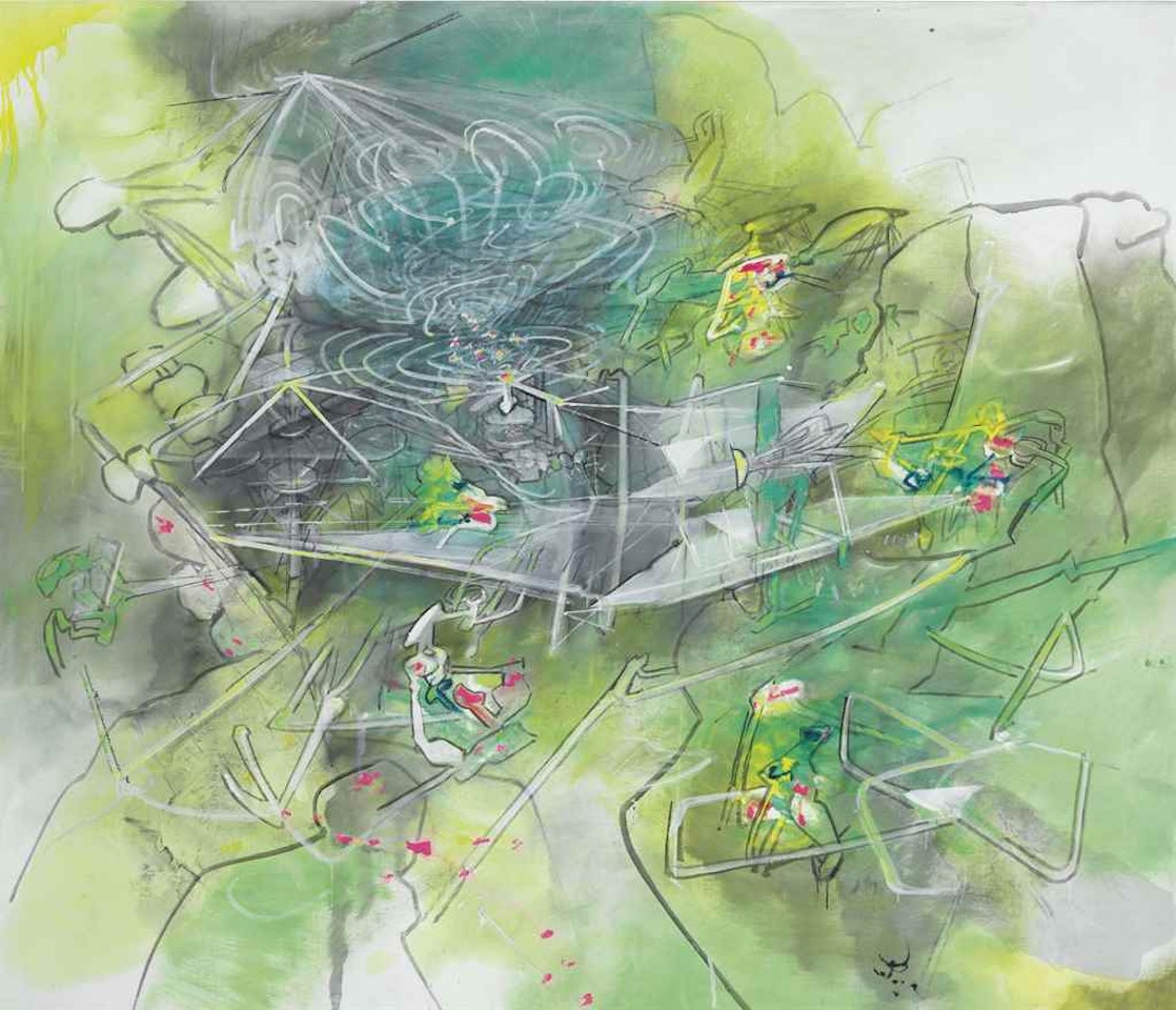 Midsummer Night Dew by Roberto Matta