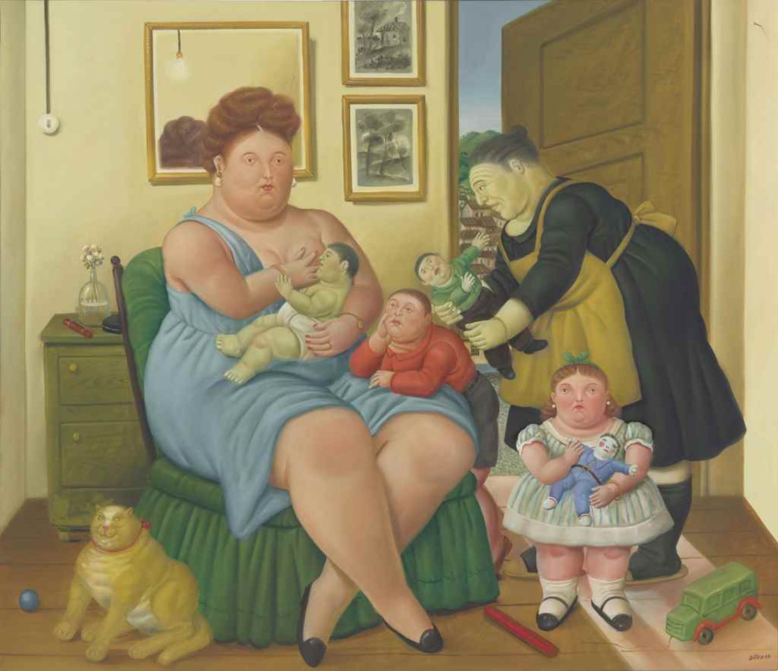 A Family by Fernando Botero