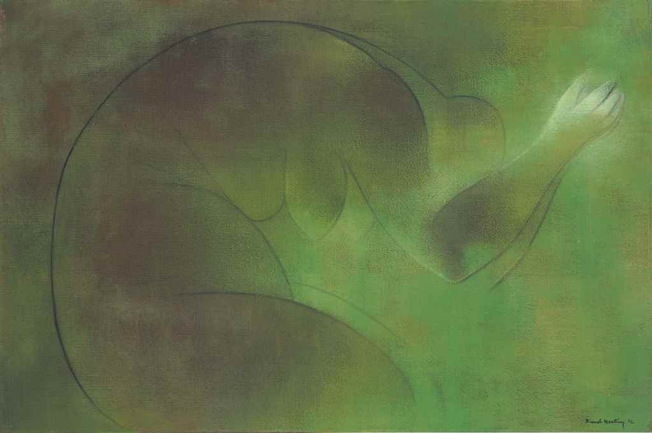 Figure in Green by Ricardo Martinez