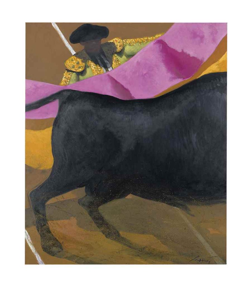 Magenta de Quinacridone by Julio Larraz