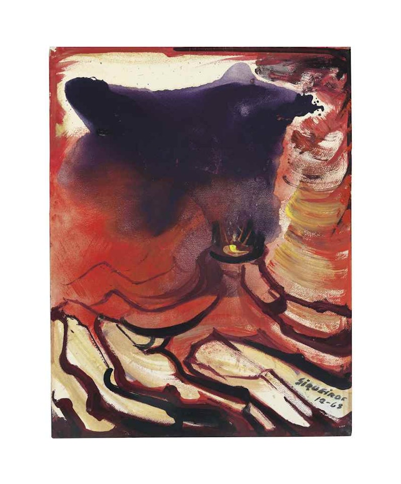 Untitled (Volcán) by David Alfaro Siqueiros