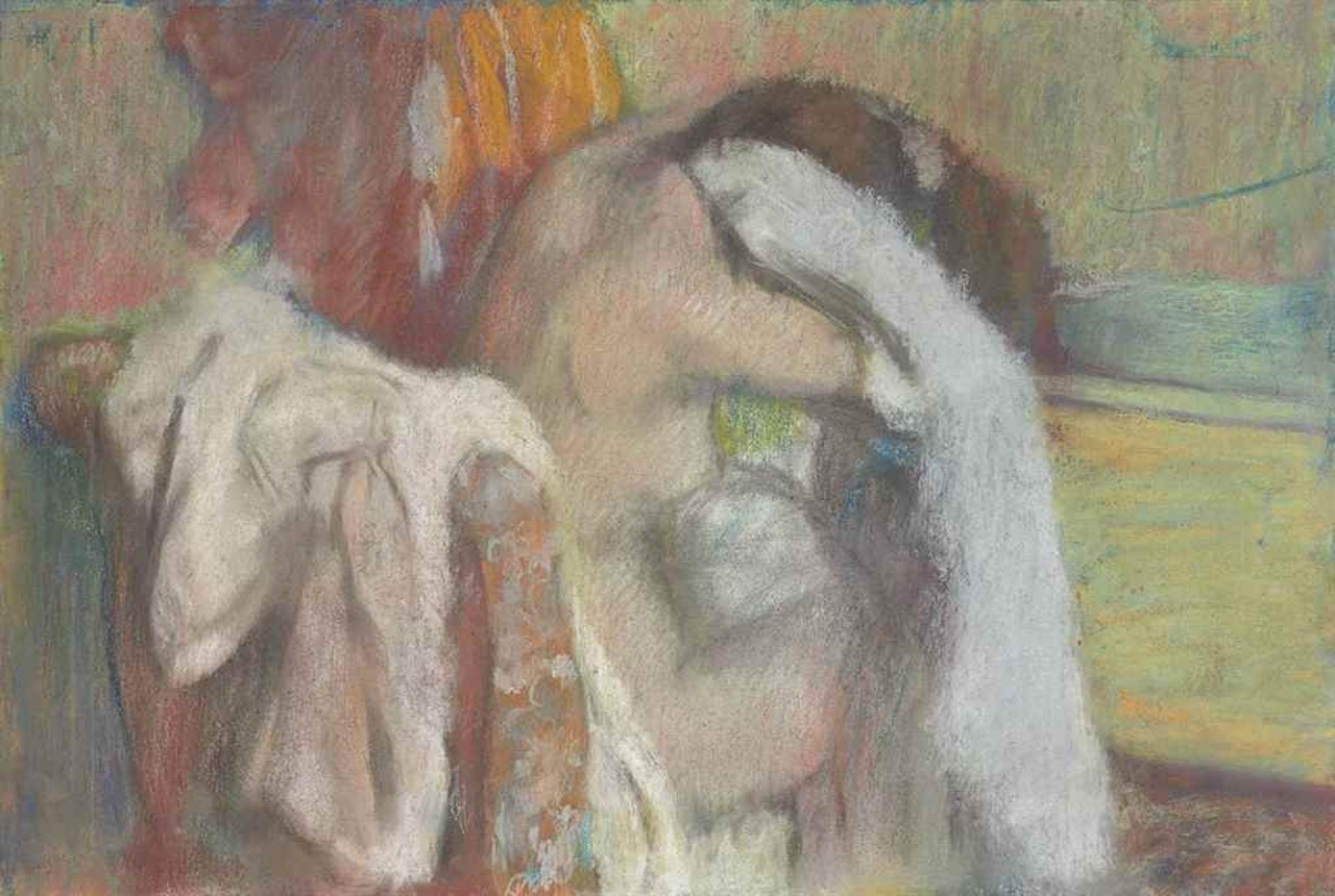 Femme à sa toilette by Edgar Degas