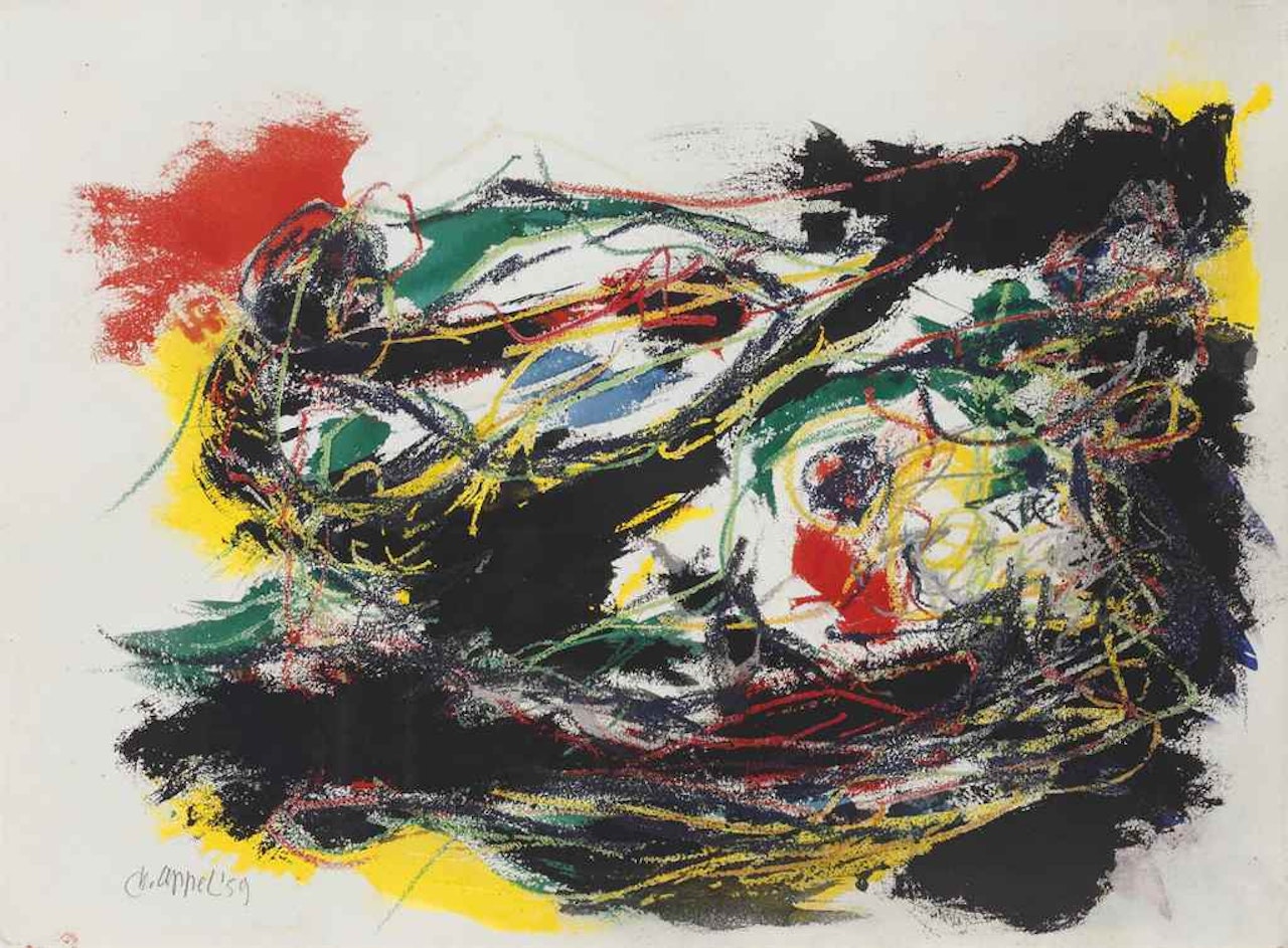 Paysage Imagioneuse (Imaginary Landscape) by Karel Appel