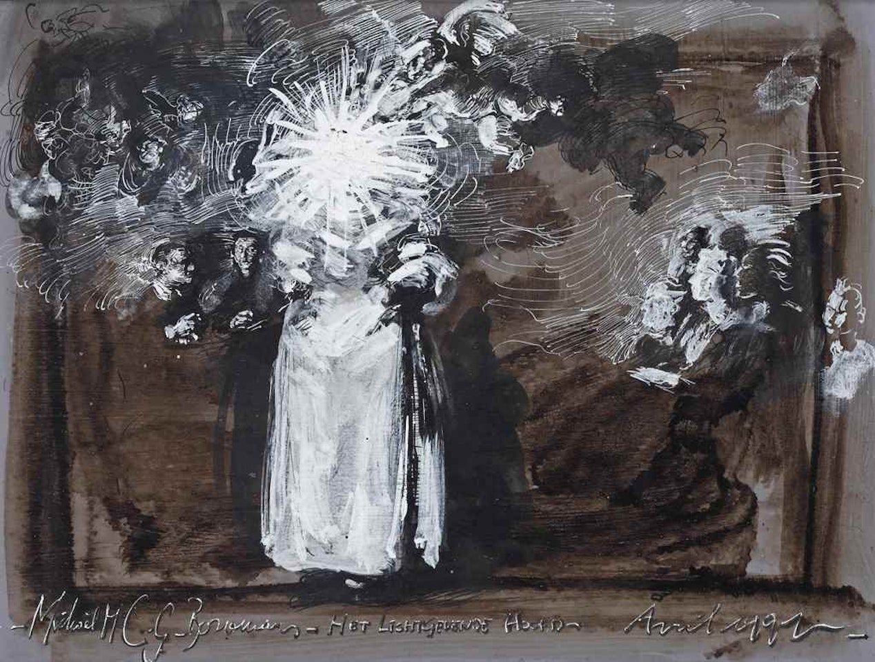Het Lichtgevende Hoofd (The Luminous Head) by Michael Borremans