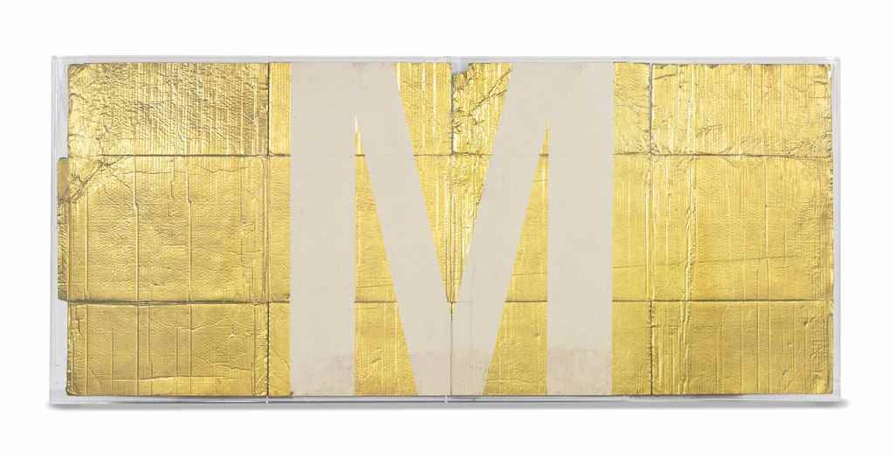 Alphabet (M) by Danh Vo