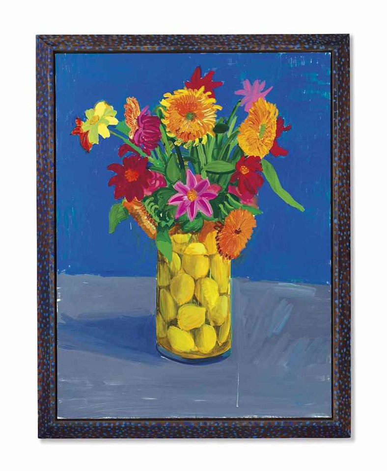 Flowers Sent as a Gift by David Hockney