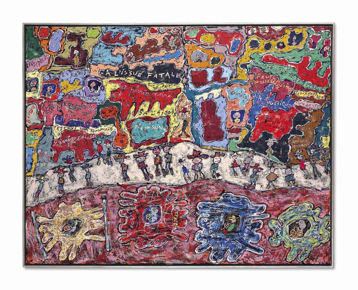 Les Grandes Artères by Jean Dubuffet