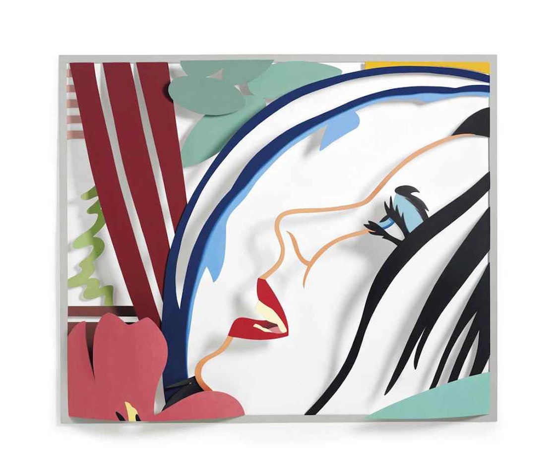 Bedroom Face with Tulip (3D) by Tom Wesselmann