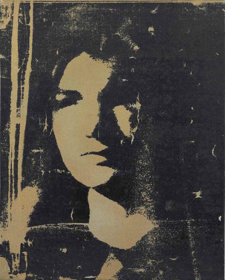 Jackie (Gold) by Andy Warhol