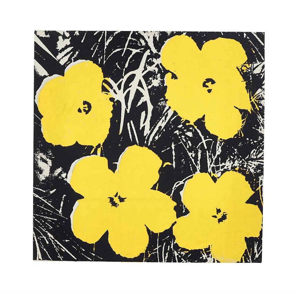 Yellow Flowers by Andy Warhol