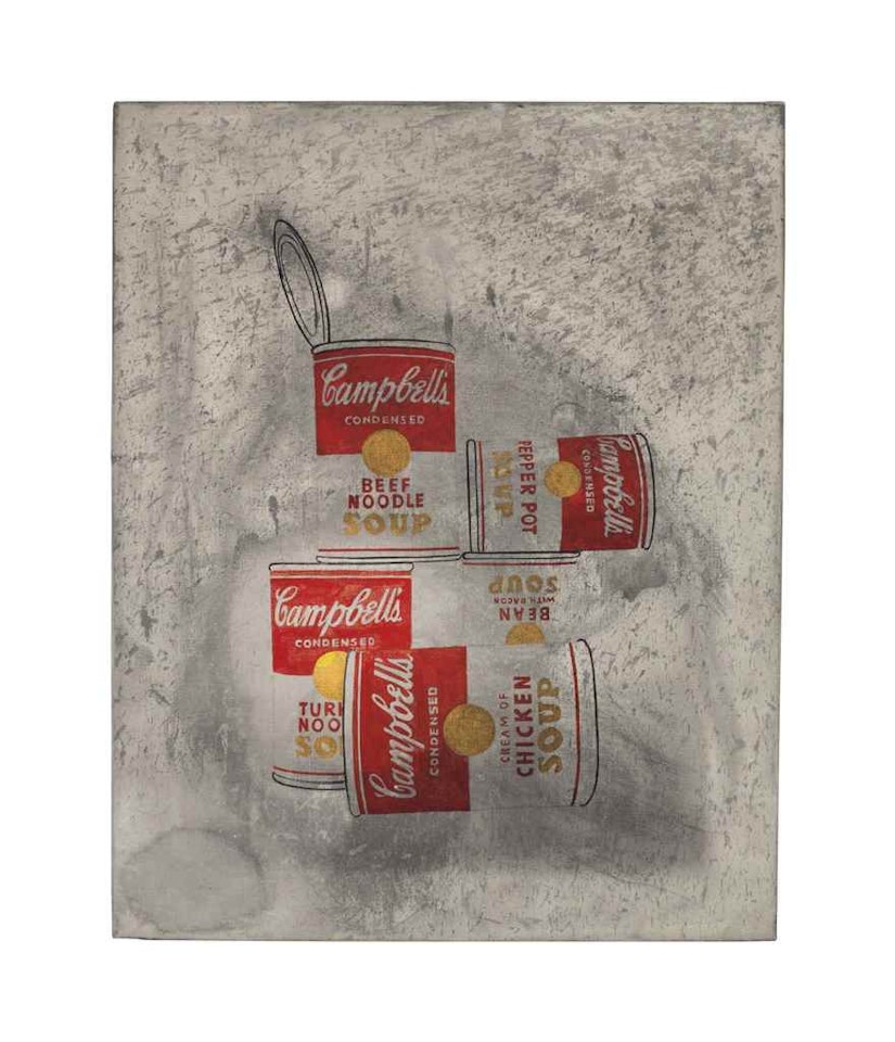 Five Campbell's Soup Cans by Andy Warhol