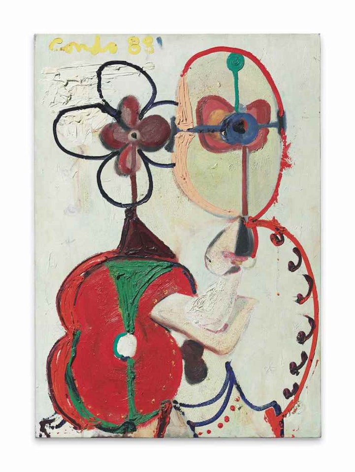 Flower Painting by George Condo
