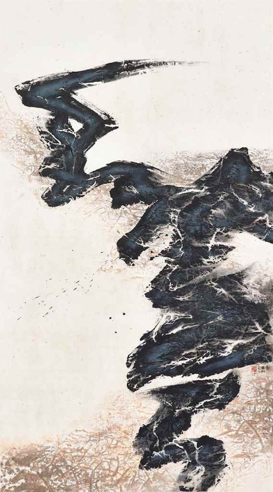 Up Into the White Unknown by Liu Kuo-Sung (Liu Guosong)