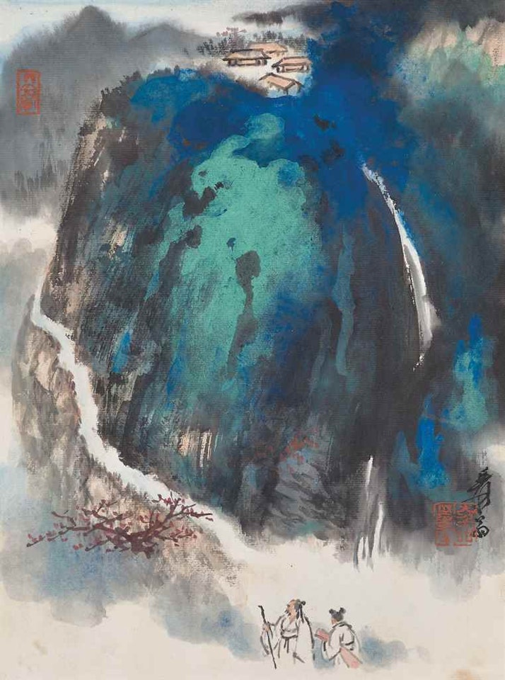 Landscape in Splashed-Ink by Zhang Daqian