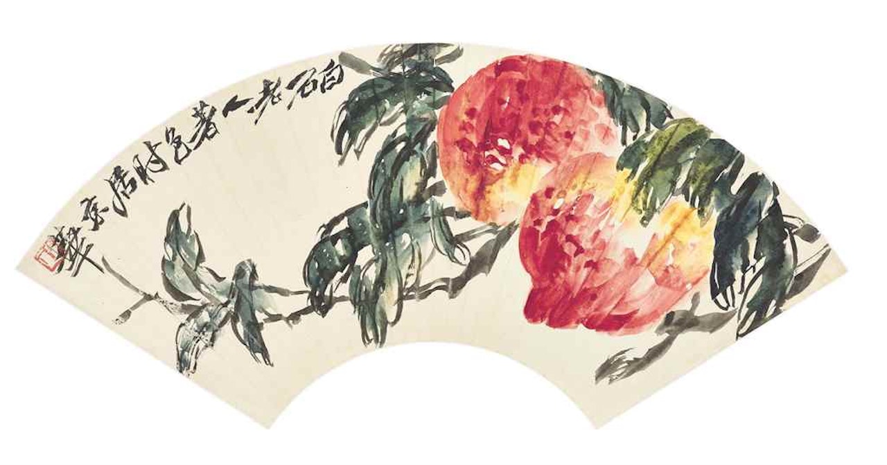Peaches by Qi Baishi