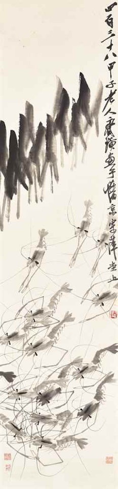 Shrimp by Qi Baishi