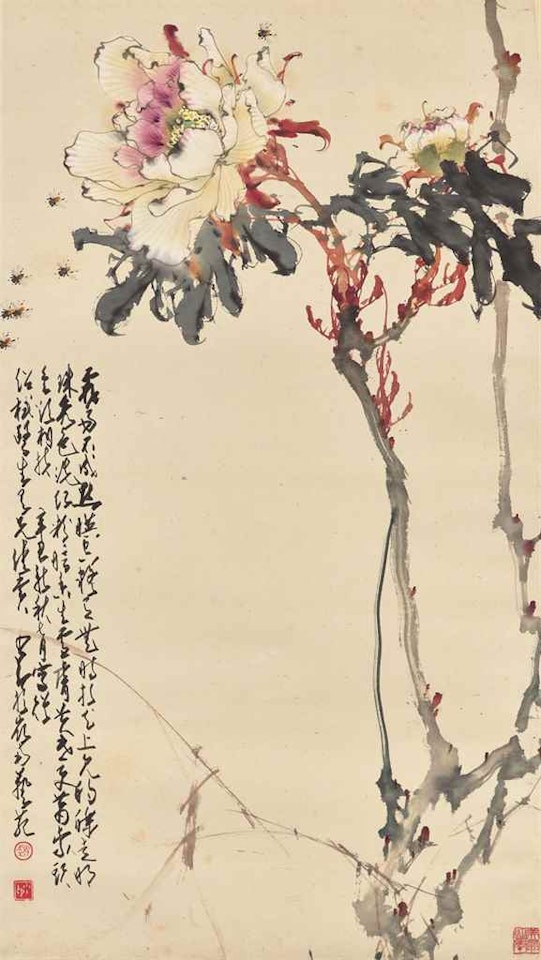 Flower and Bees by Zhao Shao'ang