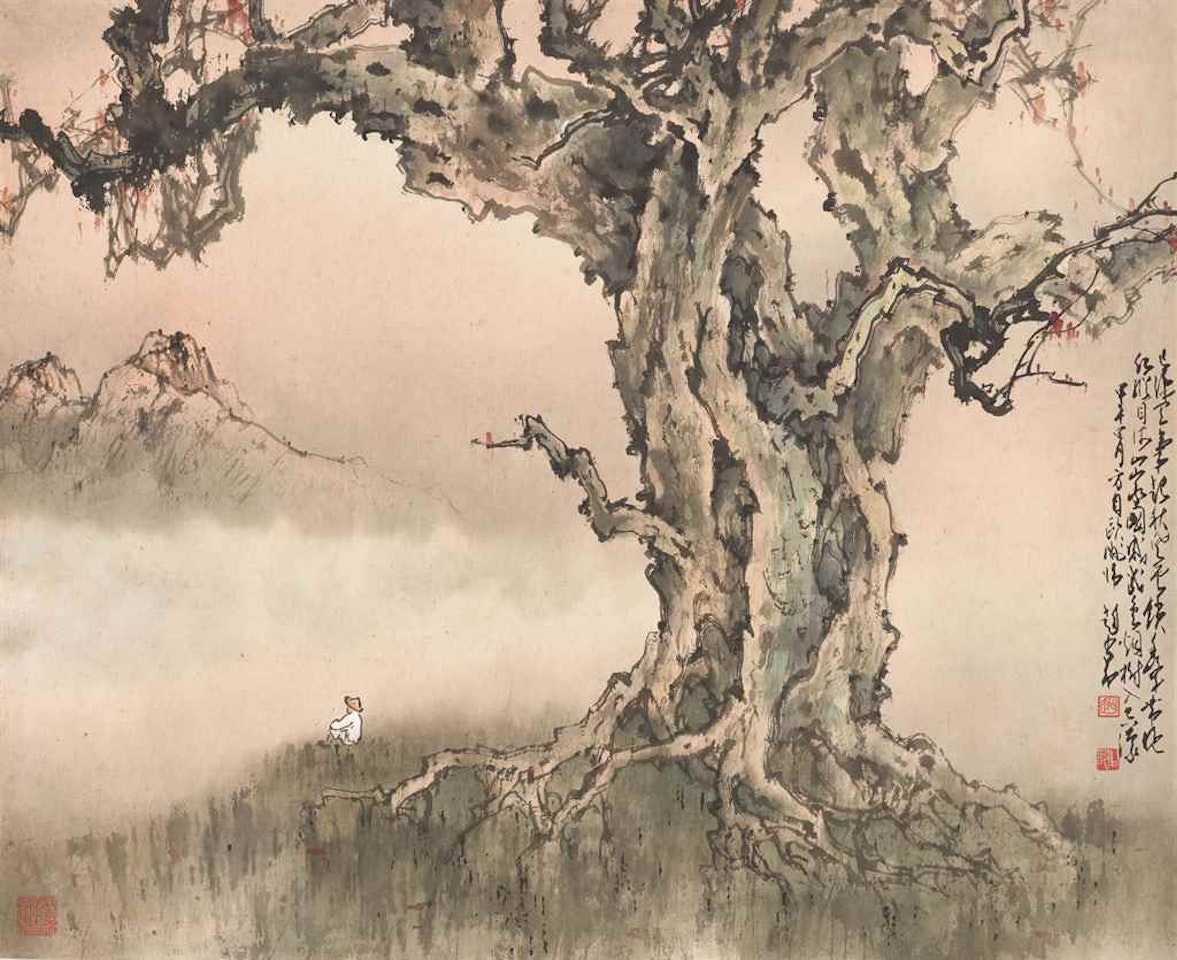 Scholar Under Tree by Zhao Shao'ang