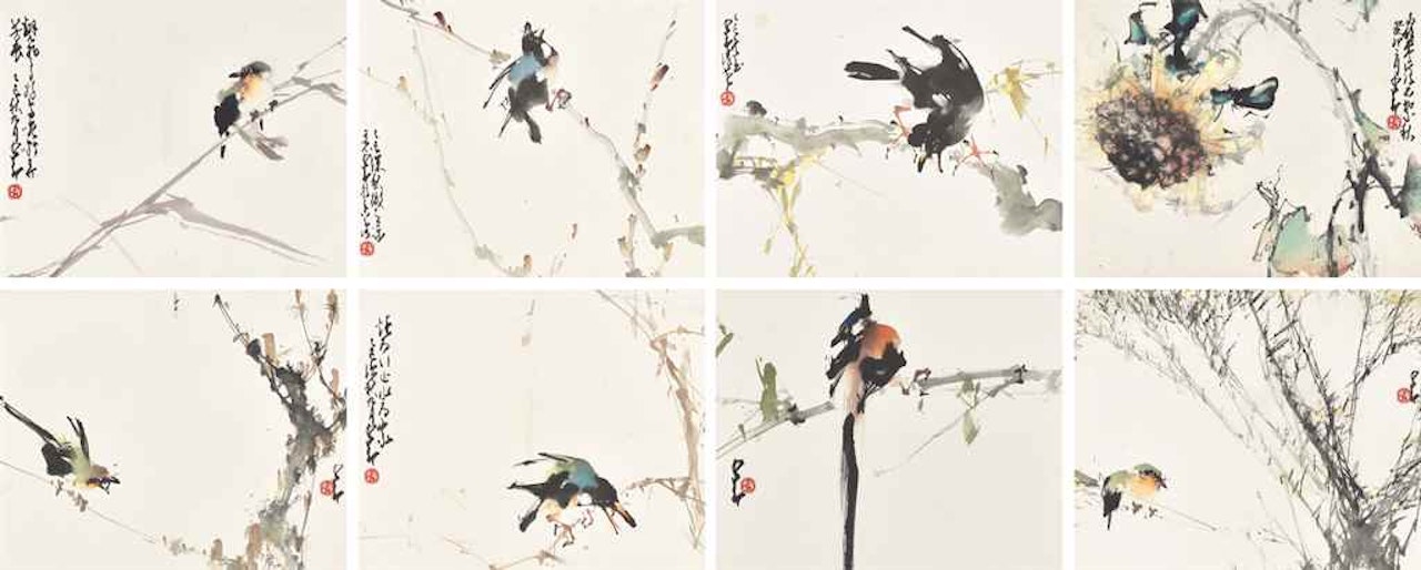 Birds and Flowers by Zhao Shao'ang
