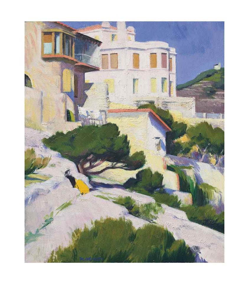 The White Villa - Cassis by Francis Campbell Boileau Cadell