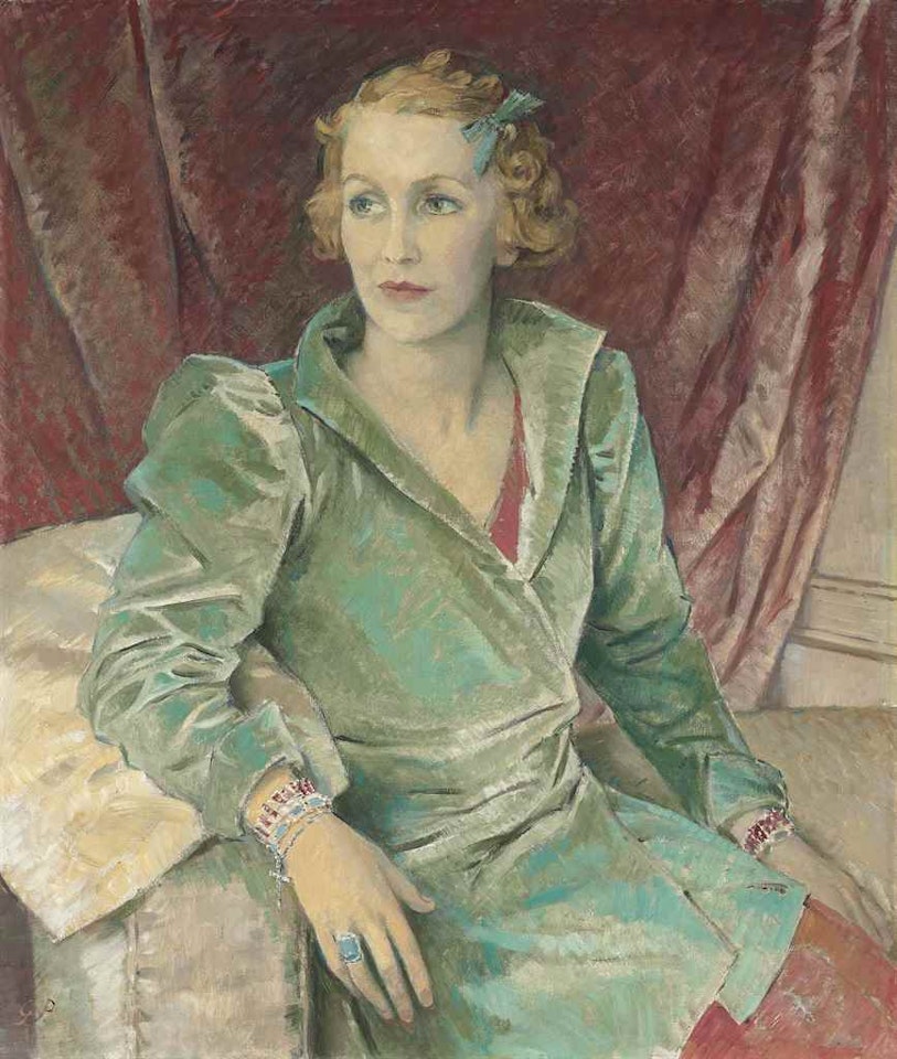 Portrait of Lady Benthall by Glyn Philpot