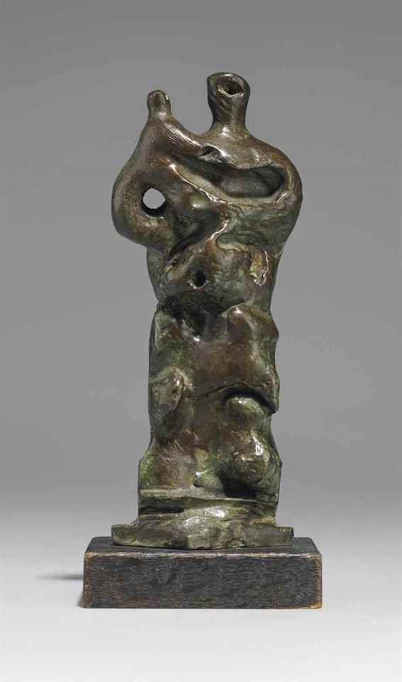 Standing Mother and Child: Holes by Henry Moore