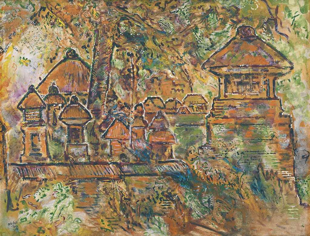 SHRINES IN THE TEMPLE by Arie Smit