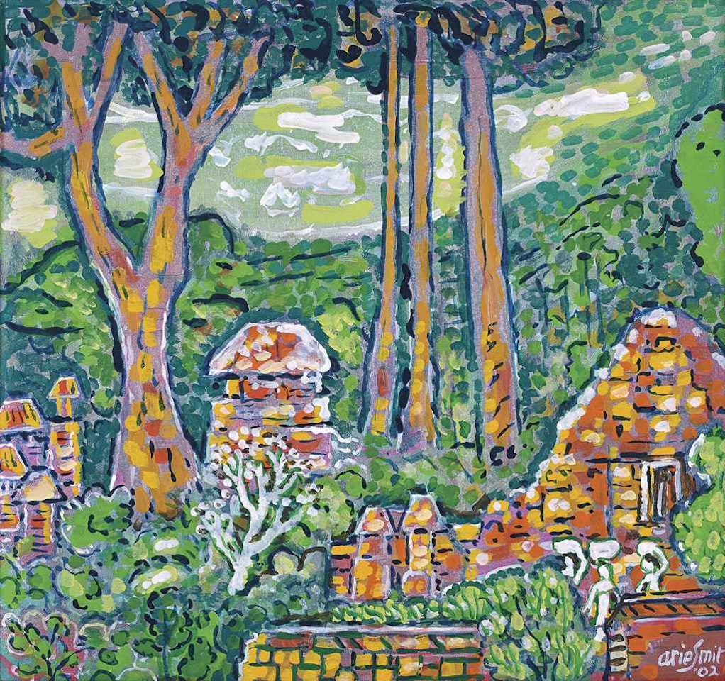 TEMPLE IN THE HILLS by Arie Smit