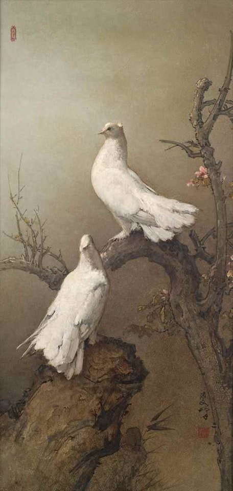 A BLISSFUL PAIR by Lee Man Fong