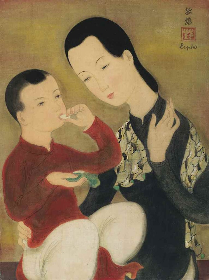MOTHER AND CHILD by Le Pho