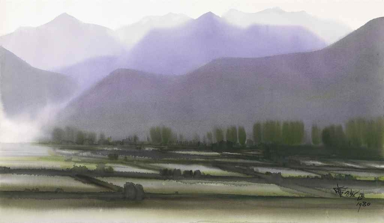 THE VIEW OF CHIHSING MOUNTAIN by Xi Dejin