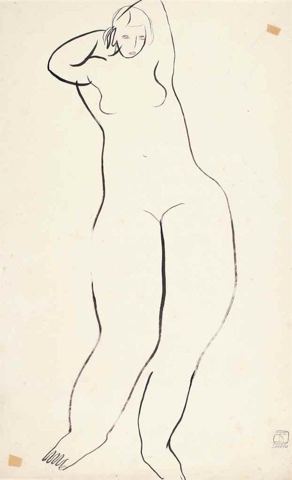 STANDING NUDE by Sanyu