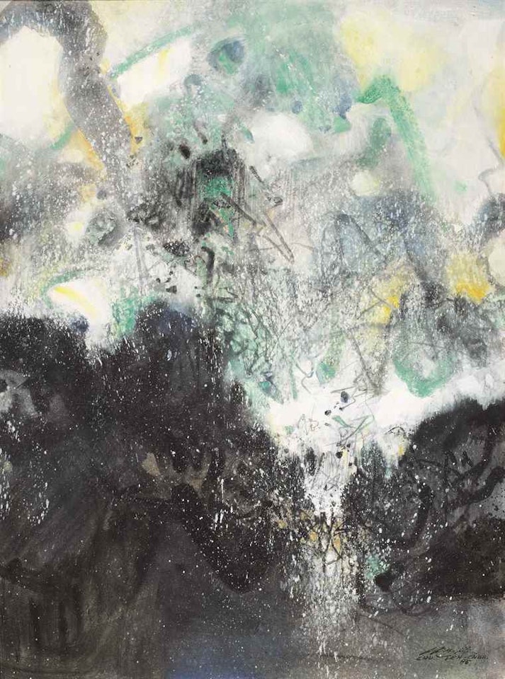 PAYSAGE D’HIVER (WINTER LANDSCAPE) by Chu Teh-Chun