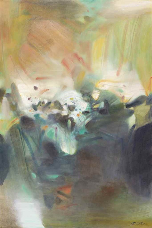 UN GESTE DE LUMIÈRE (A GESTURE OF LIGHT) by Chu Teh-Chun