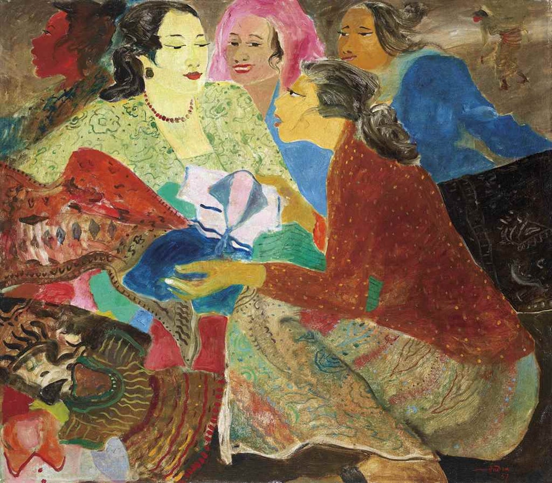 PENJUAL BAJU by Hendra Gunawan