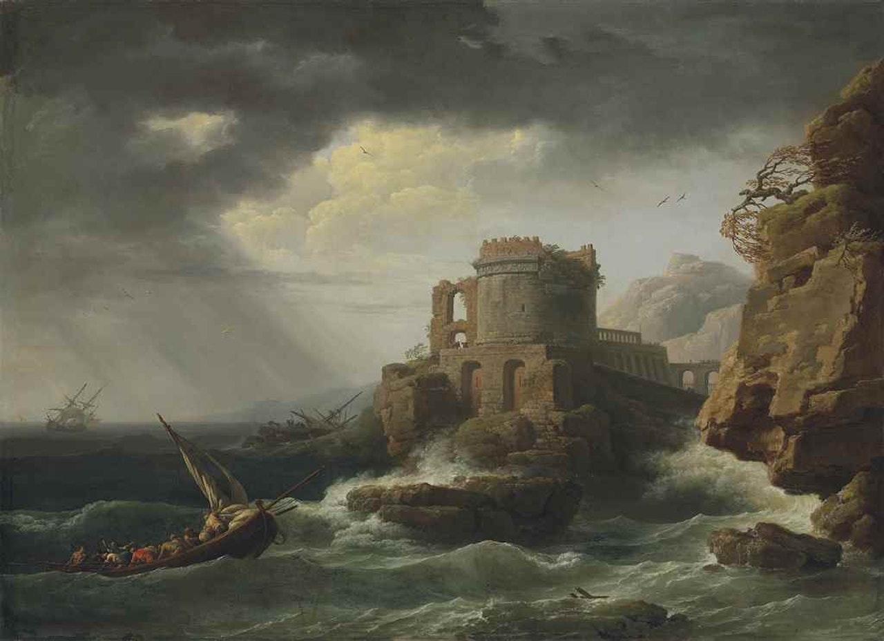 The Shipwreck by Claude Joseph Vernet