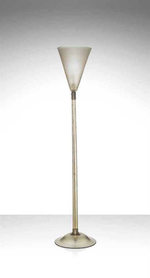 A RARE FLOOR LAMP, MODEL N. 518 by Carlo Scarpa