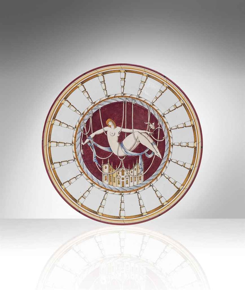 'LEONIA', A LARGE PLATE by Gio Ponti