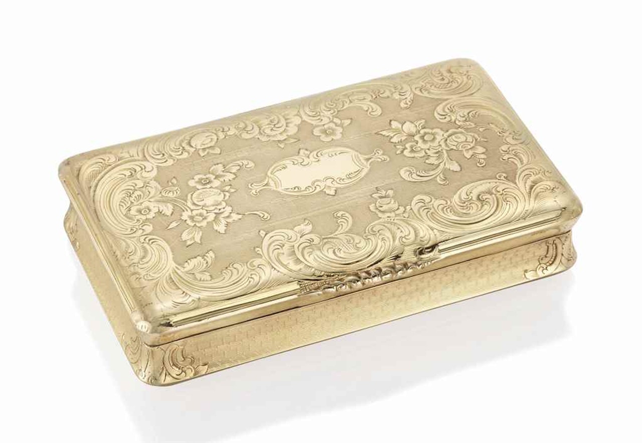 A FRENCH GOLD SNUFF-BOX BY LOUIS-GUILLAUME TASSIN by Anonymous