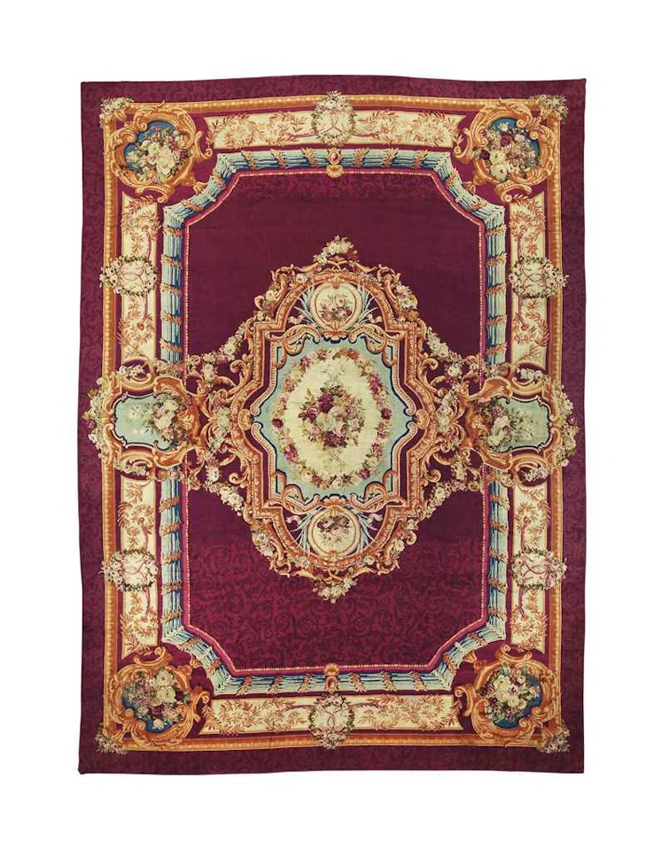 A LARGE AXMINSTER CARPET by Anonymous