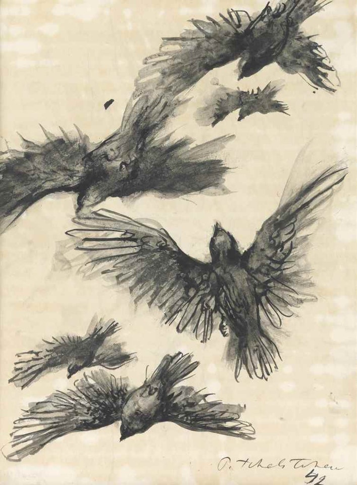 Birds in flight by Pavel Tchelitchew