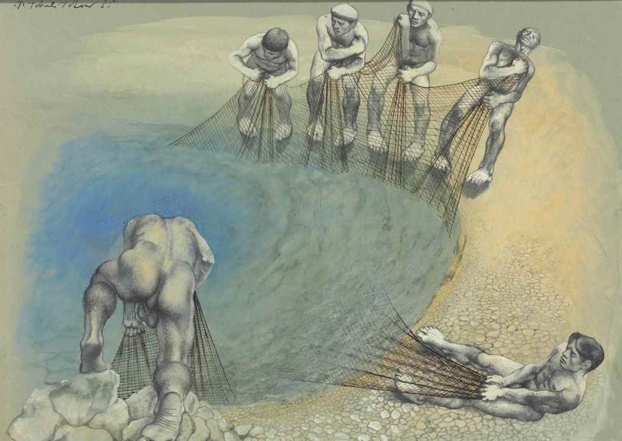 Pêcheurs by Pavel Tchelitchew