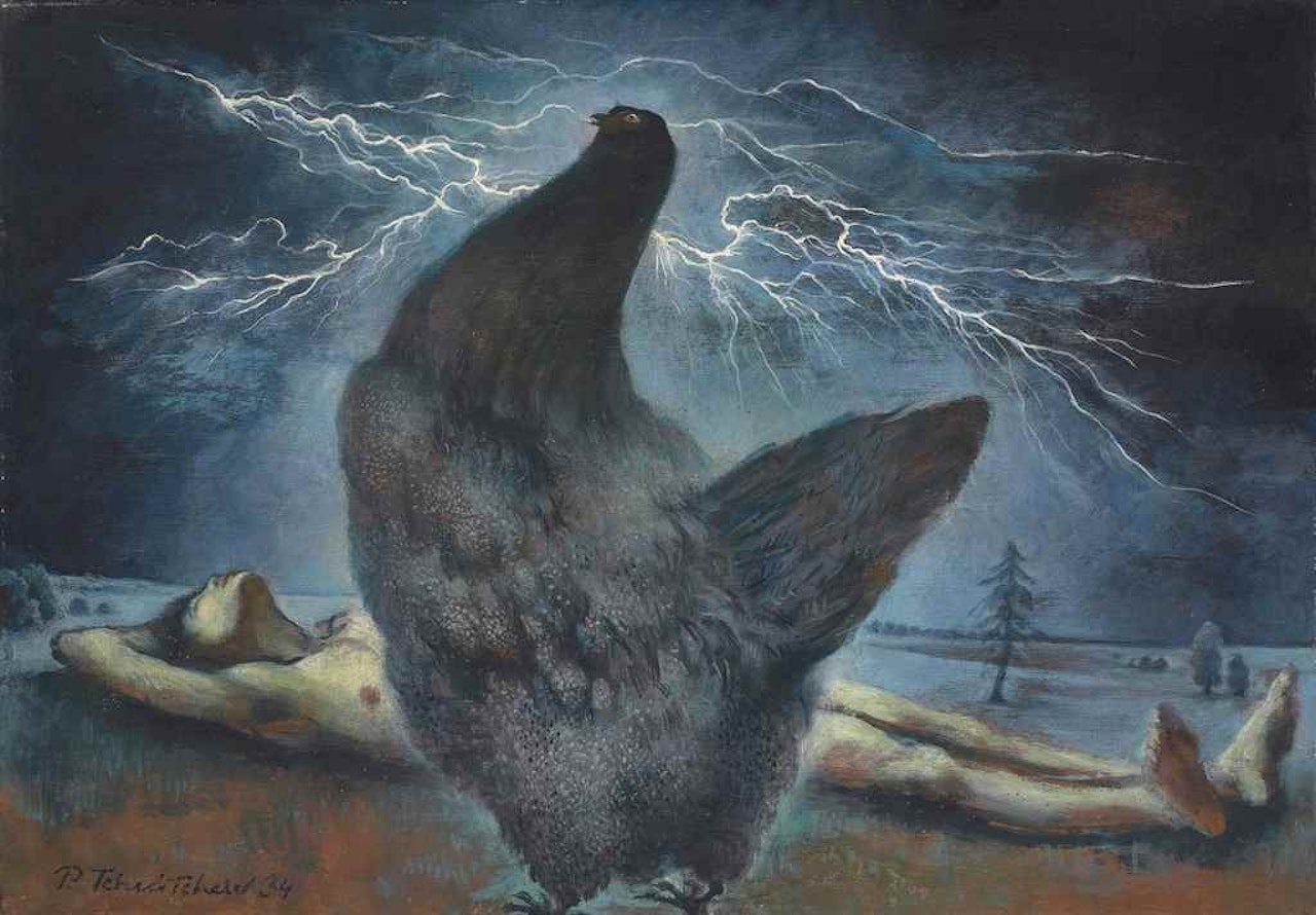 The Hen and the Man by Pavel Tchelitchew