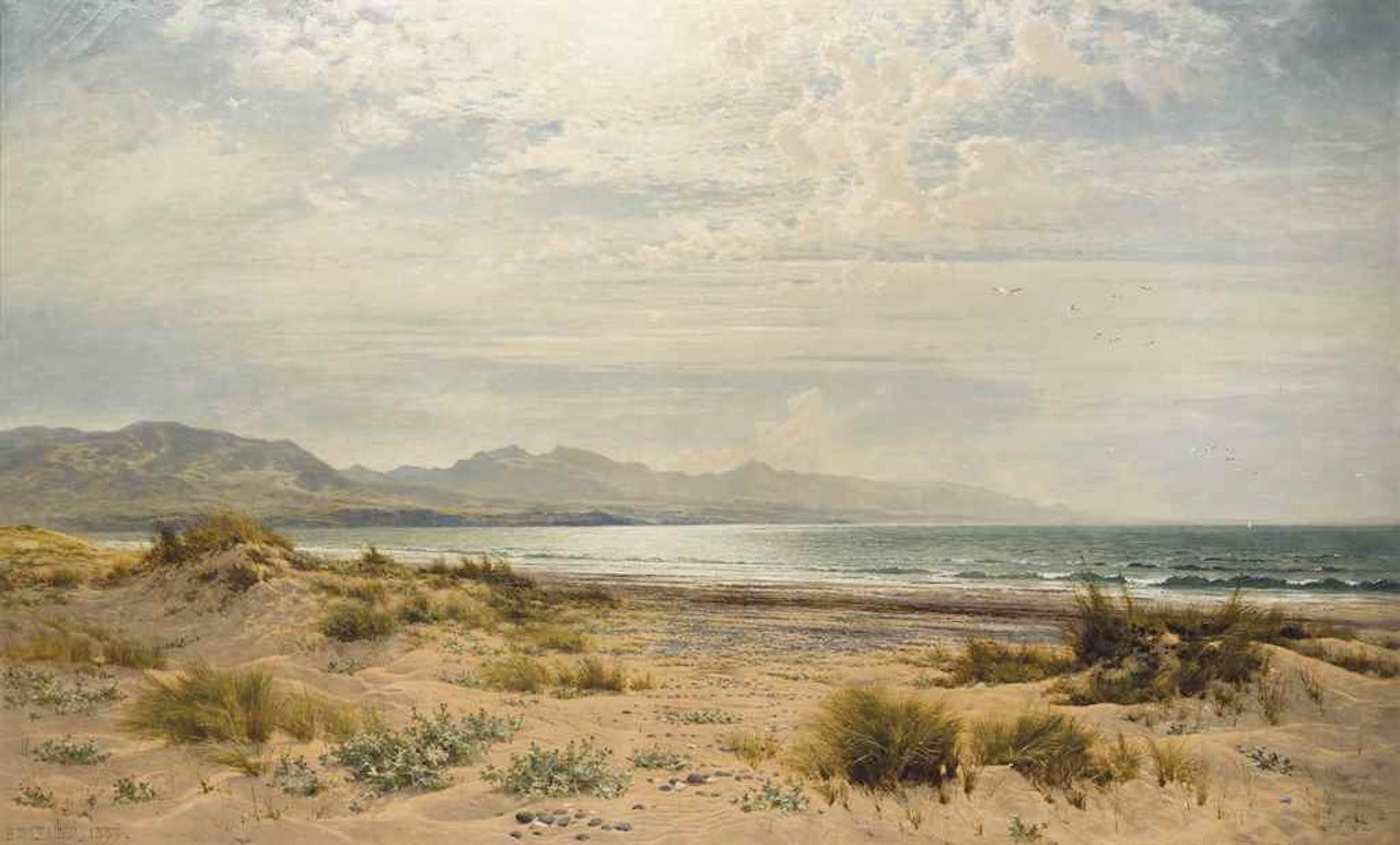 The Sands of Aberdovey, Wales by Benjamin Williams Leader
