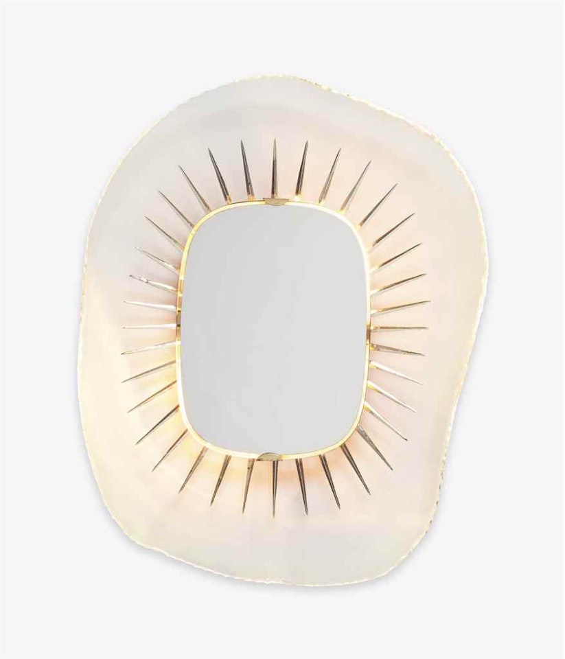 AN ILLUMINATED MIRROR by Max Ingrand