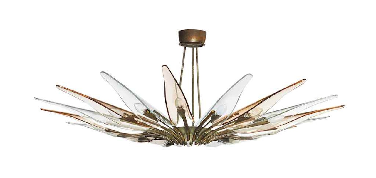 A RARE 'DALIA' CHANDELIER by Max Ingrand