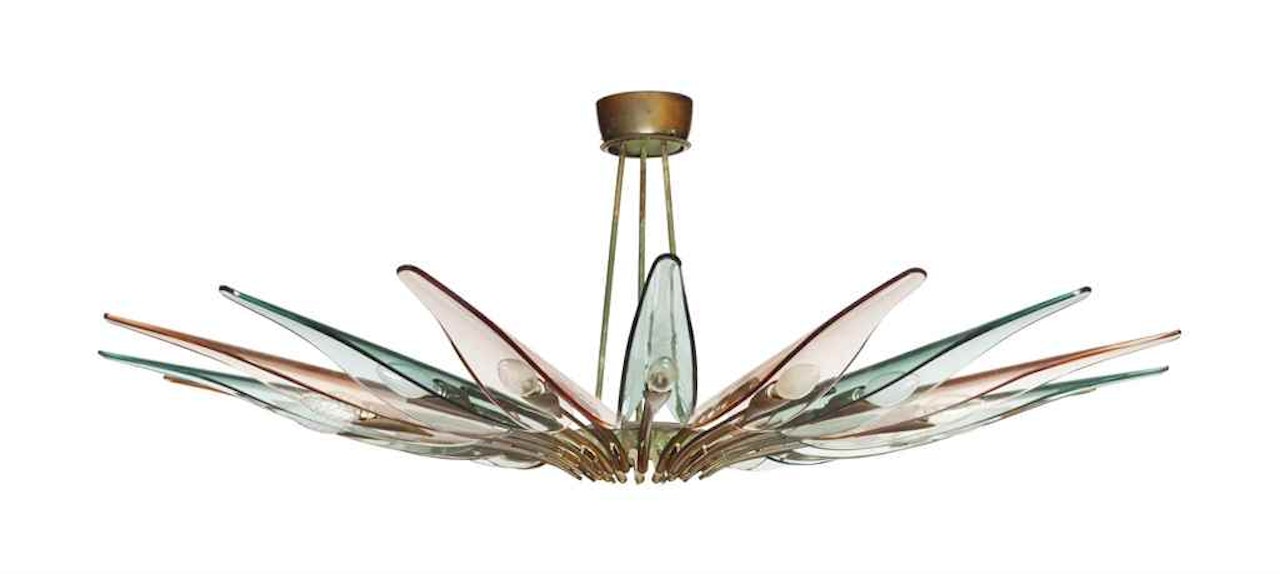 A RARE 'DALIA' CHANDELIER by Max Ingrand