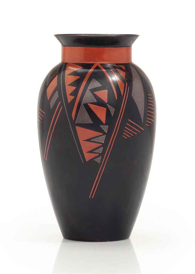 A VASE by Jean Dunand